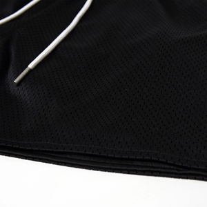 High Quality Custom Logo Mesh Shorts With Pockets Breathable Plain Men's Color And Size Mesh Shorts Double <b>Layer</b> Drawstring - Product Image 4