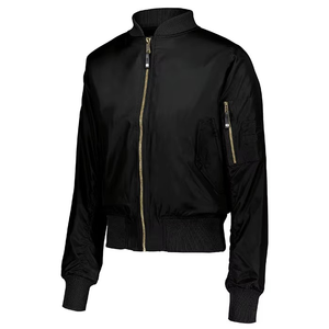 Chaquetas de Invierno Acolchadas con Cierre de Burbuja en Colores Sólidos de Fabricantes OEM, Chaquetas Bomber para Mujer, Precio de Mayoreo - Product Image 1