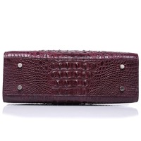 Sac à main pour femme en cuir véritable avec fermeture éclair, deux poignées, style décontracté, grande capacité, couleurs personnalisables
