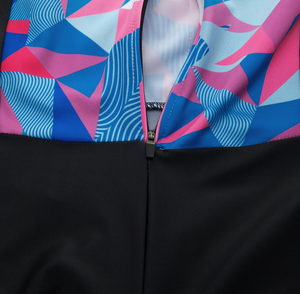 Combinaison de cyclisme personnalisée sur mesure en gros avec impression par sublimation, séchage rapide, avec short rembourré pour les équipes professionnelles et les événements de club - Product Image 5