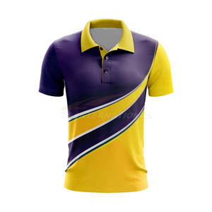 Polo sublimation personnalisé en usine Polo de golf pour hommes vêtements de sport d'équipe en polyester à séchage rapide polos avec logo personnalisé - Product Image 1