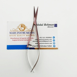 Ciseaux à micro-ressorts droits en acier inoxydable pour la coupe de précision des cuticules et des sourcils-Durable - Product Image 3