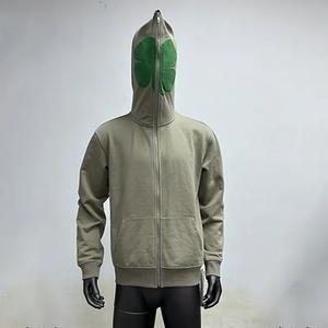 Sudadera con capucha para hombre, con cremallera completa, corte XY, a la moda - Product Image 6