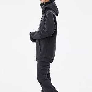 Sweat à capuche de haute qualité pour homme en polaire de snowboard Design imprimé numérique personnalisable Saison d'hiver respirante OEM/ODM Teint uni - Product Image 3