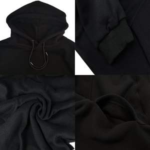 80% coton 20% polyester épaules tombantes pull style sweats à capuche et sweat-shirts de marque - Product Image 3