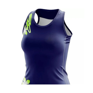 Polyester Sublimation femmes grande taille respirant Sexy vêtements de sport Netball robe uniformes pour le Tennis - Product Image 5