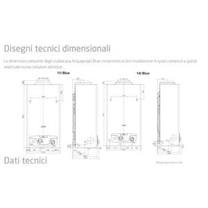 Chauffe-eau à gaz à chambre ouverte Baxi Acquaprojet 14i Blue, faible teneur en NOx, ErP, avec utilisation efficace du méthane - Product Image 5