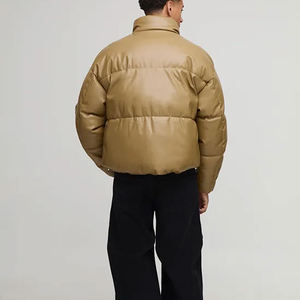 Chaqueta Acolchada Impermeable y Transpirable de Alta Calidad para Hombre, con Relleno de Algodón, Cuello Alto y Logotipo Frontal, Súper Cálida y Gruesa - Product Image 2