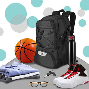 Logotipo personalizado impreso Venta en línea Baloncesto Mochila Calidad fina Estilo único Unisex Deportes Baloncesto Mochila - Product Image 2