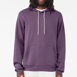 BELLA + CANVAS 3719-Sweat à capuche en molleton éponge unisexe Sweat à capuche ample lettre polaire basique - Product Image 1