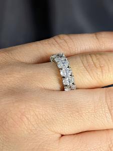 Anillo de Compromiso de Diamante Moissanita con Corte Ovalado, Anillo Personalizado con Diamante Suelto, el Mejor Regalo de Compromiso para Mujer - Product Image 2