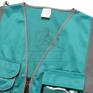 Chaleco de Seguridad para Hombre en Oferta, Reflectante, ANSI Clase 1, con Luz LED Intermitente, Impermeable, de Algodón/Poliéster, Cómodo, con Logotipo Personalizado - Product Image 6