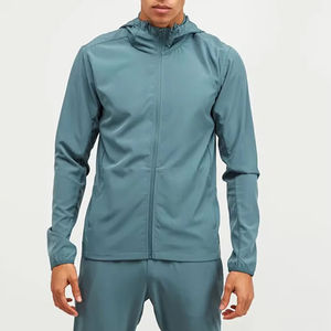 Sportswear Tracksuit Windbreaker 100% Polyester <b>Material</b> Lightweight Quickdry Customised Logo <b>Printing</b> Windproof OEM - Product Image 2