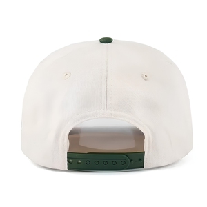2-Tone Breathable Performance Golf <b>Cap</b> 5-Panel Lightweight Hat Snapback Closure Custom Embroidery Logo And Woven Tag For Unisex - Product Image 4