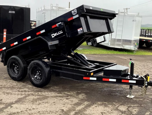 Remorque à benne basculante 7X14 de qualité supérieure, 8 tonnes, profil bas, 4 côtés hauts, DM142, disponible à prix avantageux - Product Image 6