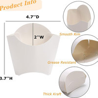 Emballages personnalisés pour frites, pliables, avec revêtement UV, gaufrage, pelliculage mat/brillant, couleurs et logos personnalisés, pour chips de pommes de terre