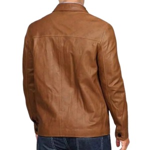 Chemise en cuir de haute qualité, design et logo personnalisés, chemise en cuir, vêtements de mode, chemise en cuir pour hommes, prix de vente en gros 2026 - Product Image 4