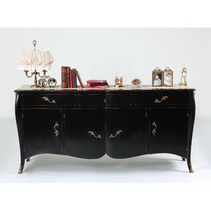 Armoire classique en bois d'acajou Style vintage 1925 pour le stockage de salon d'hôtel, meubles polyvalents pour la maison - Product Image 1