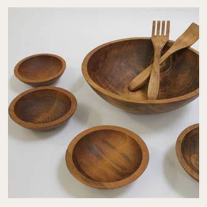 Cuenco de bambú minimalista para comedor sostenible, cuenco de bambú duradero hecho a mano para uso diario, regalos o presentaciones en restaurantes - Product Image 4