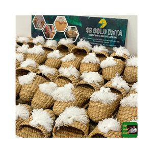 Eco Friendly Natural Shoes Woven Water Hyacinth Slippers Handmade <b>Sandals</b> Coir Flip Flops/Best Summer Sales 2024 <b>Men</b> Beachwear - Product Image 3