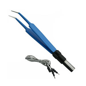 Pince McPherson incurvée, instrument chirurgical ophtalmique durable à manche plat en acier, idéale pour la ligature des sutures - Meilleures ventes - Product Image 2