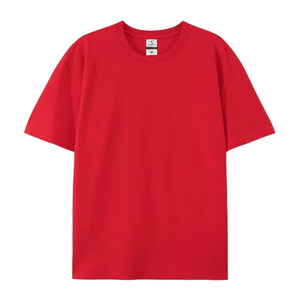 T-shirt en coton surdimensionné Streetwear Poids lourd 280 Gsm Mode décontractée Respirant Premium Port quotidien été Homme - Product Image 1