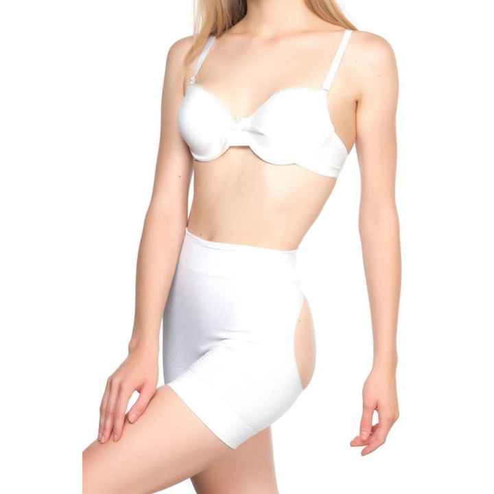 White 2034 Butt Open Anti Cellulite Corset