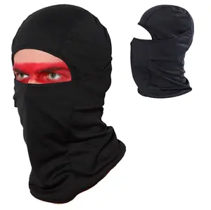 Ademende Oem Gezichtsmasker Ninja Mannen Custom Pullover Lange Warme Hoge Kwaliteit Zwart Ski Ninja Masker 2024 Effen