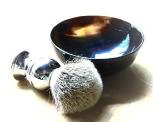 Tazón de Afeitar Desechable Biodegradable de Cuerno de Búfalo Hecho a Mano, Plato Profundo Natural Pulido, Libre de BPA, Duradero - Product Image 1