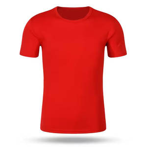 Nouveau tissu personnalisé 220gsm léger 100% coton respirant écologique surdimensionné fendu à manches courtes T-Shirt en tricot pour hommes - Product Image 1
