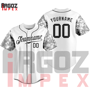 เสื้อเบสบอลระบายอากาศได้ดีพิมพ์ลายพร้อมโลโก้ปักดีไซน์ไม่เหมือนใคร - Product Image 3