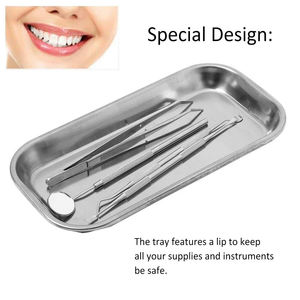 Precio al por mayor Instrumento médico Bandeja de riñón de acero inoxidable Bandeja quirúrgica reutilizable Fuente de alimentación manual - Product Image 4