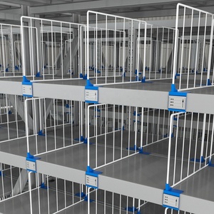 En stock bonne qualité treillis métallique <span class=keywords><strong>et</strong></span> séparateurs d'étagères étagère de supermarché stockage en métal en acier - Product Image 3