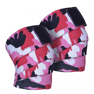 Custom Design Top Quality Weightlifting and Powerlifting Gym Fitness 2026 <b>Knee</b> <b>Wraps</b> in Multi Colors - Product Image 2