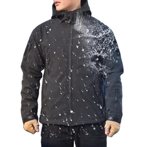 Veste coupe-vent à capuche longue pour hommes de haute rue personnalisée haute qualité imperméable coupe-vent pour la course en plein air hiver Stand 2026 - Product Image 3