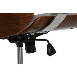 Silla de Oficina Ejecutiva Giratoria ESPRIT Beige Marfil Contemporánea para Sala de Estar, Hecha de Madera, Espuma, Plástico y Hierro, con Reposacabezas - Product Image 1