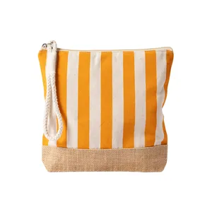 Borsa Clutch Personalizzata Silva in Cotone e Juta, Borsa Promozionale Personalizzabile per Gadget - Product Image 3