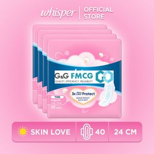 Whispers Skin Love Regular más vendidos 24cm, paquete de 10 piezas x 24 precio competitivo - Product Image 3