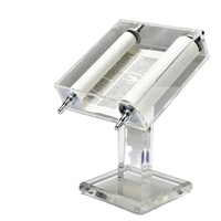 Magnifique présentoir complet pour Bible en acrylique transparent avec logo personnalisé et impression sérigraphique pour petit Sefer Torah (présentoir personnalisé)