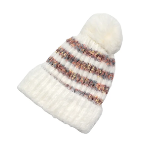 High Quality Soft Warm Bobble <b>Beanies</b> for Outdoor Activities OEM Wholesale Breathable Streetwear Style Winter Bobble <b>Beanies</b> - Product Image 6
