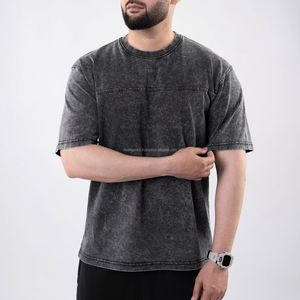 เสื้อยืดผู้ชาย สกรีนโลโก้ได้ ผ้าฝ้าย 100% ระบายอากาศดี ทรงโอเวอร์ไซส์ คอกลม แขนยาว ซักย้อมสีแบบแอซิด ลุคสบายๆ เป็นมิตรกับสิ่งแวดล้อม แห้งเร็ว - Product Image 3