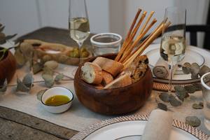 Simoom Bol en bois écologique fait à la main Bols de service à soupe fabriqués à la main Fabricant en gros - Product Image 2