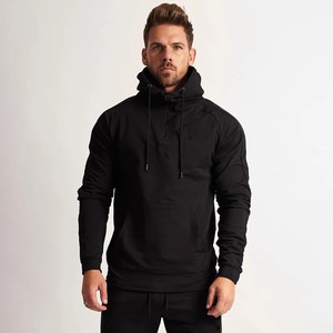 Conjunto Deportivo Elástico con Capucha para Hombre de la Mejor Calidad, Diseño de Logotipo Personalizado, Estilo Casual Ajustado, Mangas Completas, Transpirable, para Invierno - Product Image 6