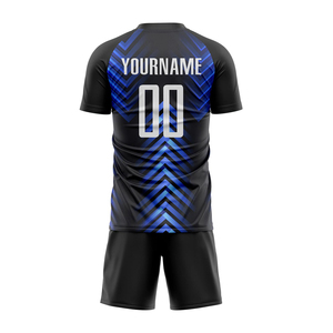 ชุดเสื้อฟุตบอลแขนสั้นไซส์ใหญ่ ระบายอากาศได้ดี พร้อมบริการสกรีนโลโก้ตามสั่ง แห้งเร็ว รับผลิตแบบ OEM ODM ชุดยูนิฟอร์มฟุตบอลสำหรับทุกเพศ - Product Image 2