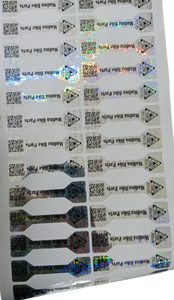 Etiquetas Adhesivas de Papel Térmico Holográfico Plateado de Alta Visibilidad Digiteltech, Modelo P3 BD, para Embalaje Duradero - Product Image 2