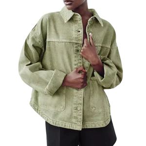 Vestes en jean unisexes coupe classique, haute qualité, tendance, respirantes, séchage rapide, coupe-vent, vêtements d'extérieur printemps 2026 - Product Image 1