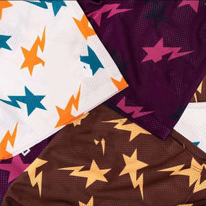 Survêtement respirant grande taille extra large pour hommes 2 pièces imprimé court Logo personnalisé sérigraphie broderie extensible tenue décontracté - Product Image 2