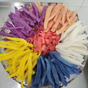 Boîte cadeau de bonbons en forme de bande de noix de coco vietnamienne colorée pour le festival Tet, vente en gros - Product Image 1