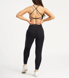 Leggings Deportivos para Mujer, Ajuste Atlético, Color Sólido, Transpirables, Elásticos en Cuatro Direcciones, Secado Rápido, con Bolsillo Seguro - Product Image 6