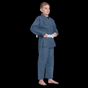Venta caliente Unisex Karate Suit Última llegada Uniforme de entrenamiento para niños con función elástica Precio Karate Jiu Jitsu Kimono - Product Image 6